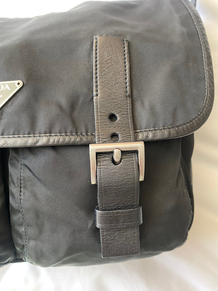 Prada Nylon Messenger Bag